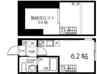 ハーミットクラブハウスAlesia長津田の物件間取画像